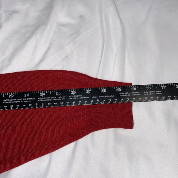 Jos.A Bank Signature Collection 100%Merino Wool V Neck Knit Sweater Sz L - Picture 5 of 7